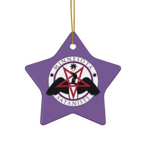 MinneSatan Ceramic Ornament